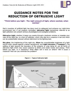 ILP Obtrusive Light